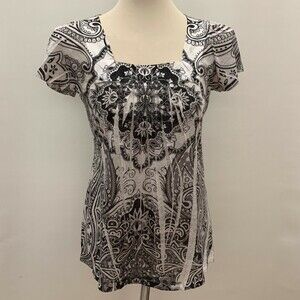 Women's Top Petite Small PS Multi-color